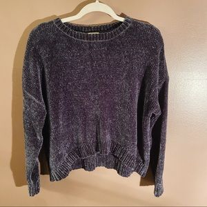 Navy Chenille Sweater